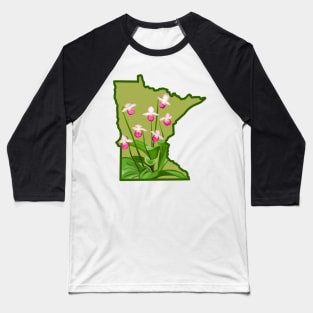 Minnesota state flower Baseball T-Shirt